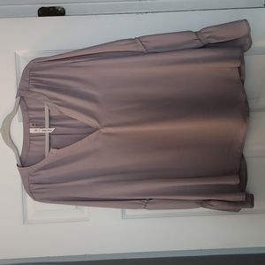 Ladies XL Creme NY Collection Cold Shoulder Blouse